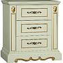 Cupboard «Milana 1я» P4.265.2.28(396.28), Material: solid oak, Color: ivory+gold