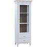 Шкаф с витриной «Кармен Прованс» П3.0581.0.06, Material: solid oak, Color: Молоко+Дуб Сахара