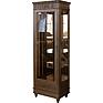Glass-case «Ustina Lux» BM2.690.0.05, Material: solid oak, Color: Nut