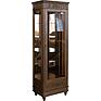 Glass-case «Ustina Lux» BM2.690.0.05, Material: solid oak, Color: Nut