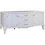 TV sideboard «Florentina» BM2.851.0.33, Material: MDF, lined with oak veneer, Color: white agate