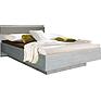 Bed 2-16 «Aurora» P6.940.1.04, Material: ldsp, Color: Cappuccino + Ice tree, Size: 2000х1600 мм	, Dimension: 2042×1692×950