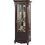 Шкаф-витрина «Алези» П1.350.0.08 (П350.08), Материал: ДСП+шпон, Цвет: Горячий шоколад