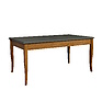 Dining table «Dolche» P3.597.4.08, Material: MDF, painted, Color: Basalt + Rustic oak