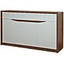 Sideboard «Monaco» P6.528.0.03, Material: MDF + PVC, Color: Satter oak + glossy white