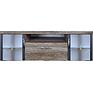 TV sideboard «Amaranti» P563.14, Material: ldsp, Color: Дуб тобакко синхро + Шагрень графит