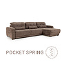 Corner sofa «Winston» (3мL/R6мR/L) - promo, Material: textile, Onlay: 19 gr.