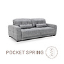 3-seater sofa «Winston» (3m) - ptomo, Material: textile, Onlay: 20 gr.