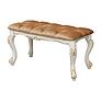 Bench «Alba 25» P4.485.1.25 (П524.25), Color: ivory+gold