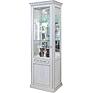 Шкаф-витрина «Бристоль» П3.588.0.01-01, Материал: Массив (дуб), Цвет: Молоко + розовый жемчуг