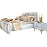 Double bed 2-16 «Stambul» BM2.773.1.16, Material: ldsp, Color: Glossy white , Size: 2000х1600 мм, Dimension: 2091х1774х1200