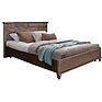 Double bed 2-16 «Ustina» BM22.691.1.15, Material: solid oak, Color: Nut, Size: 2000х1800 мм	, Dimension: 2103х2000х1070