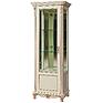 Showcase «Alezi» P1.350.0.08-01 (П350.08-01), Material: ДСП+шпон, Color: ivory+gold