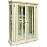 Showcase «Milana 5» P4.265.0.05(265.05), Material: solid oak, Color: ivory+gold