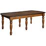 Table «Verdi Classic» P3.0487.4.38, Material: solid oak, Color:  Rustical oak with patina