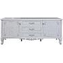 TV sideboard «Florentina» BM2.851.0.33, Material: MDF, lined with oak veneer, Color: white agate