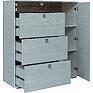 Chest of drawers «Sorrento» P6.949.1.02, Material: ldsp, Color: Light Bordeaux Oak + Monastic Oak