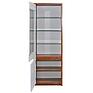 Wardrobe "Monaco" P6.528.0.01-01 (P510.01-1), Material: MDF + PVC, Color: Satter oak + glossy white