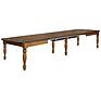 Table «Verdi Classic» P3.0487.4.38, Material: solid oak, Color:  Rustical oak with patina