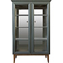 Display cabinet 2d «Dolche» P3.597.0.02, Material: MDF, painted, Color: Basalt + Rustic oak