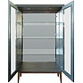 Display cabinet 2d «Dolche» P3.597.0.02, Material: MDF, painted, Color: Basalt + Rustic oak