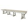 Dining table «Grand» P4.332.4.05, Material: solid oak, Color: ivory, Dimension: 2200(2700/3200/3700/4200)х1200х778 мм