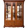Showcase «Alezi» P1.350.0.05 (П350.05), Material: solid oak, Color: antique bronze