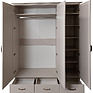 Wardrobe 3d «Sati» P7.057.1.16, Material: ldsp+mdf, Color: Persian pearls