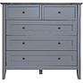 Chest of drawers «Garda» ВМ2.779.1.29, Material: Solid pine, Color: Nirvana