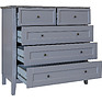 Chest of drawers «Garda» ВМ2.779.1.29, Material: Solid pine, Color: Nirvana