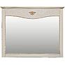 Mirror «Alezi» P1.350.0.14 (П350.14), Material: solid oak, Color: ivory+gold