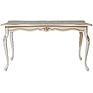 Table «Alezi» P1.350.4.06 (П353.06), Material: solid oak, Color: ivory+gold